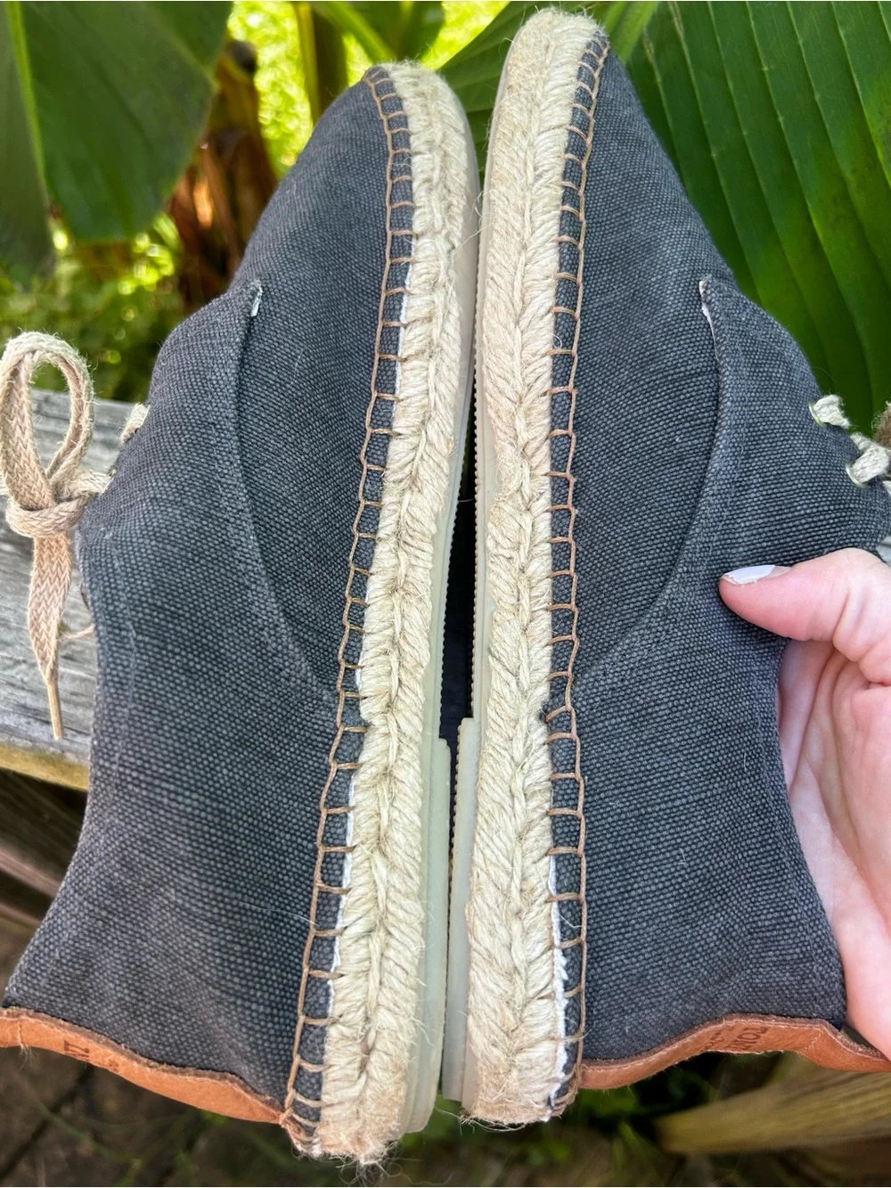 Toni Pons Espadrille Dixon Lace Up Blue Vegan Shoes Made In Spain Mens 10  EU 44